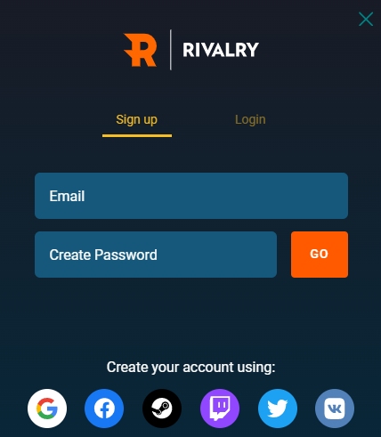 rivalry registration