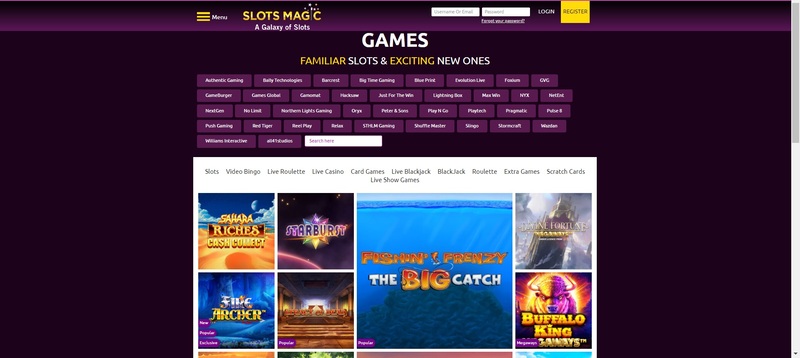 slotsmagic games 